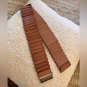 Anthropologie Tabitha leather/elastic belt